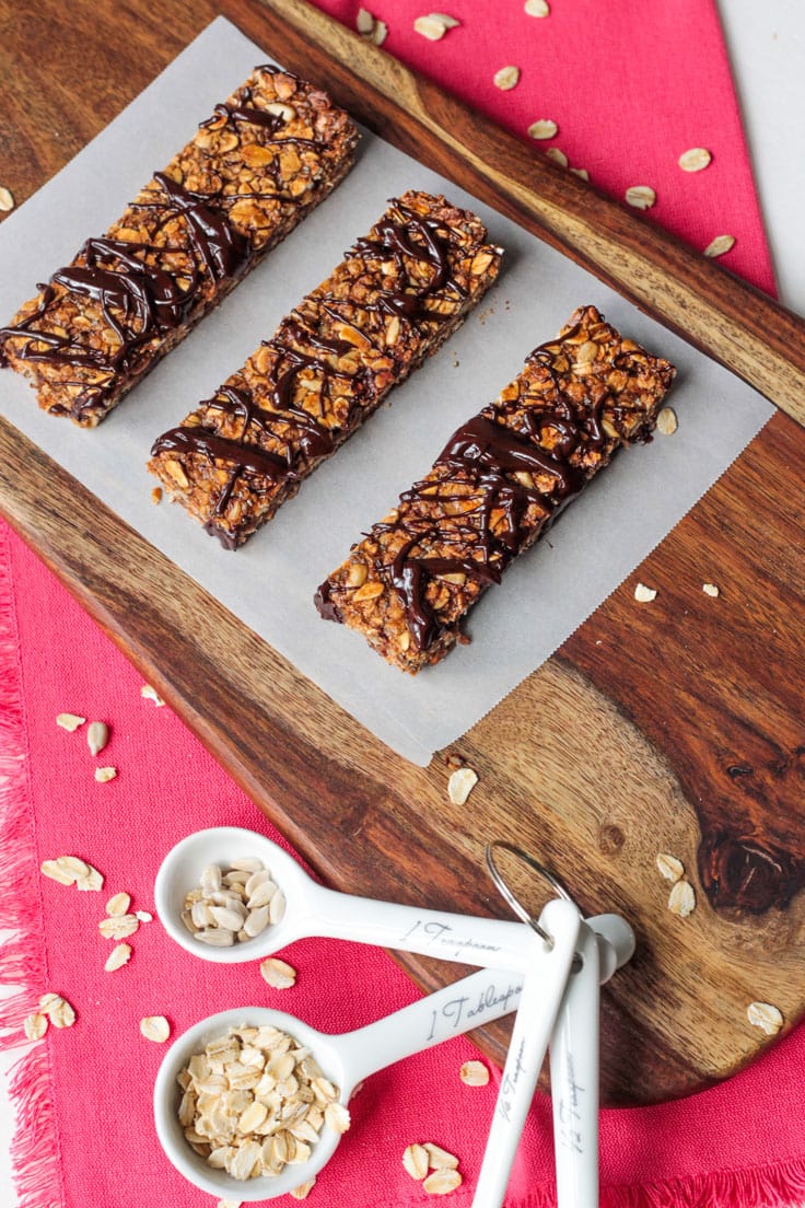 vegan snacks for kids tahini granola bars