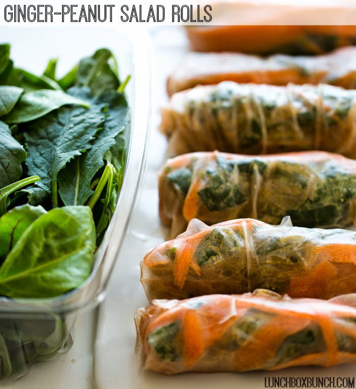 vegan snacks for kids salad rolls