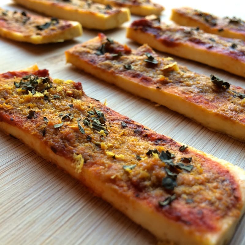 Vegan snacks for kids gluten free pizza sticks