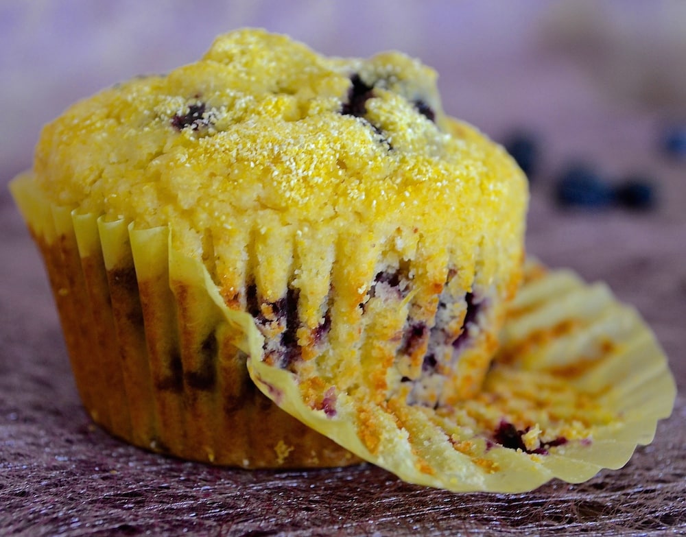 vegan snacks for kids lemon blueberry muffins